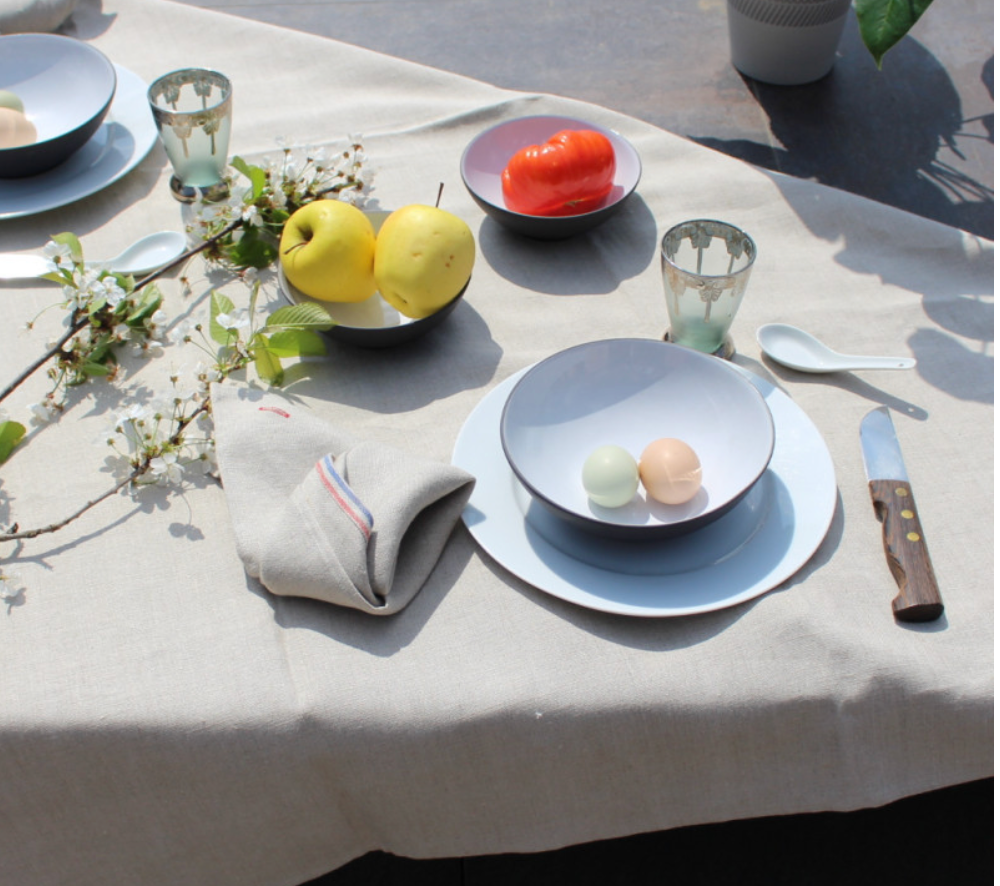 Nappe en lin naturel