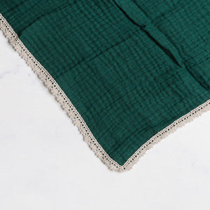 couverture vert nouveau né