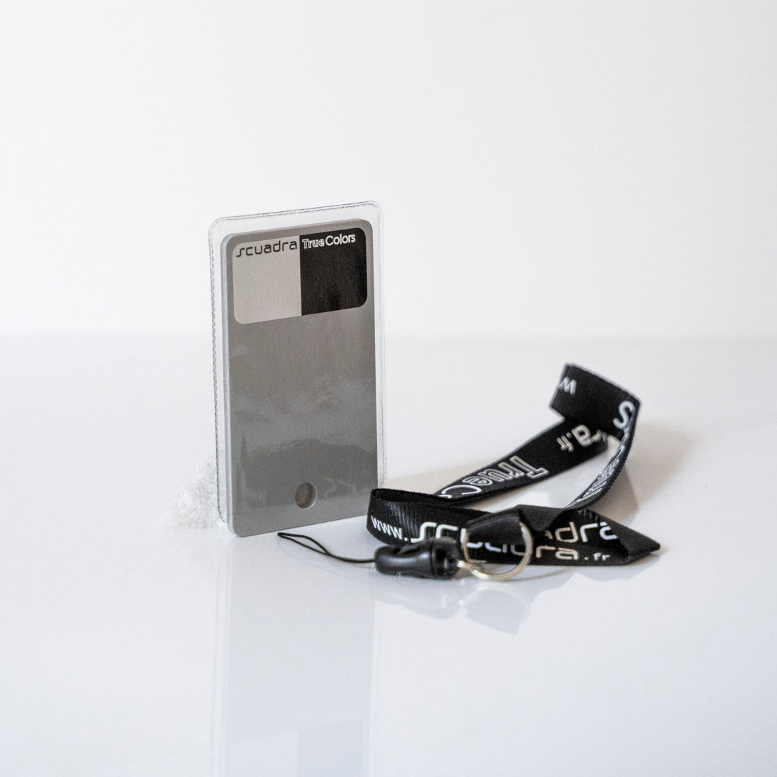 Tarjeta de carta gris