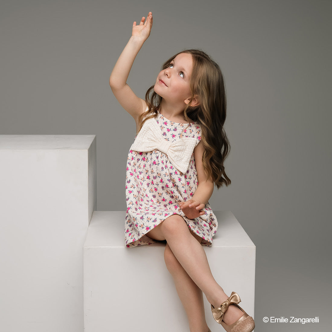 Cube en bois pour shooting Studio