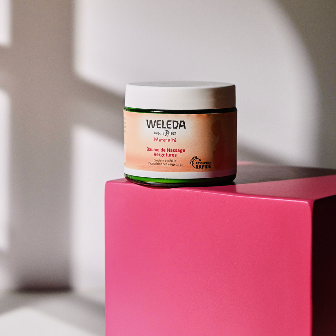 Cube rose pour photos produits