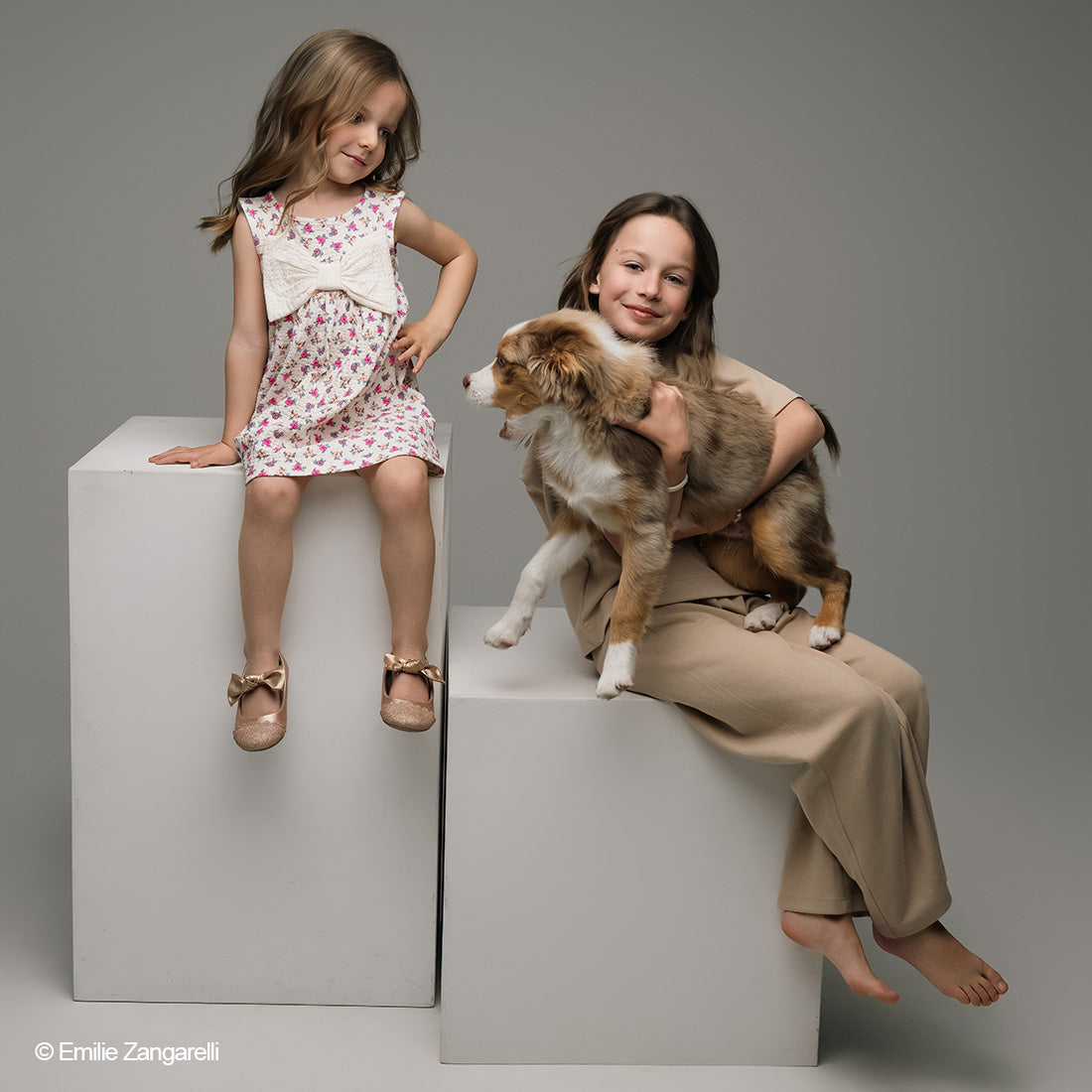 Wooden cube for Studio shooting