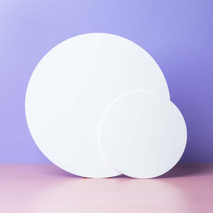 cercle blanc 25 cm
