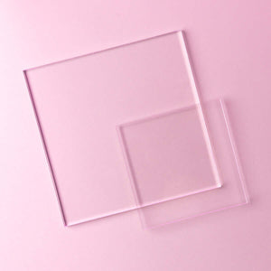 duo de carré transparent