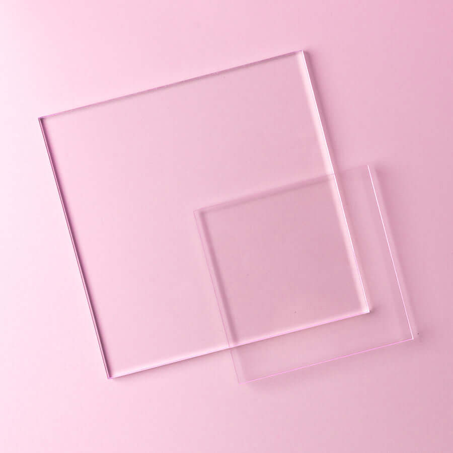 duo de carré transparent