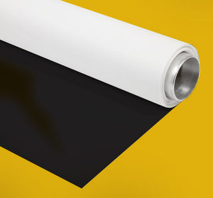 fond vinyle blanc/noir