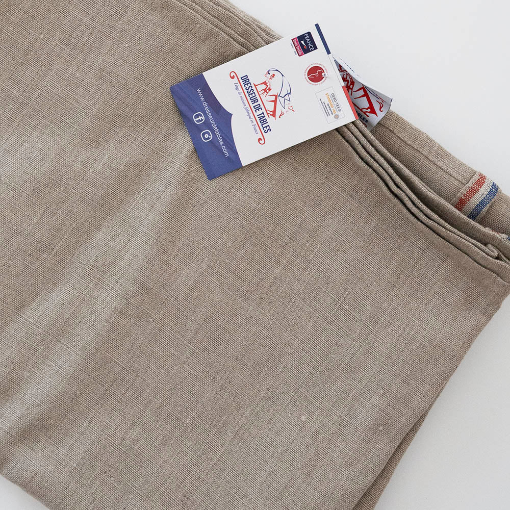 Nappe en lin naturel