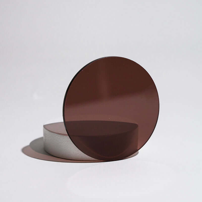 Círculo transparente ámbar