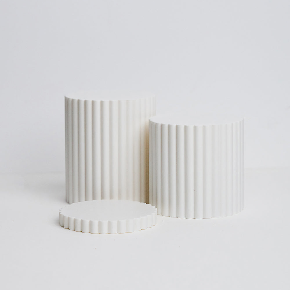 Pack de 3 Podiums crantés