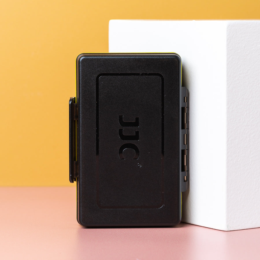 boite de rangement pour batterie et cartes mémoires