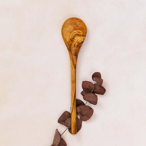 cuillère longue en bois d'olivier