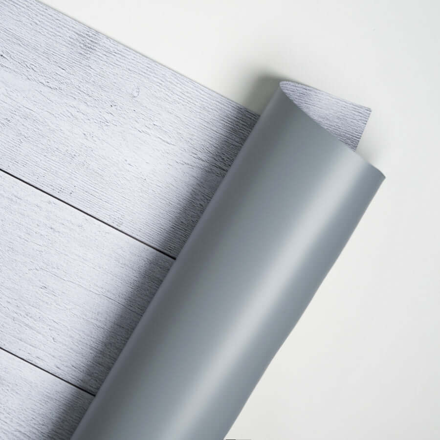 Fondo vinilo imitación madera blanca